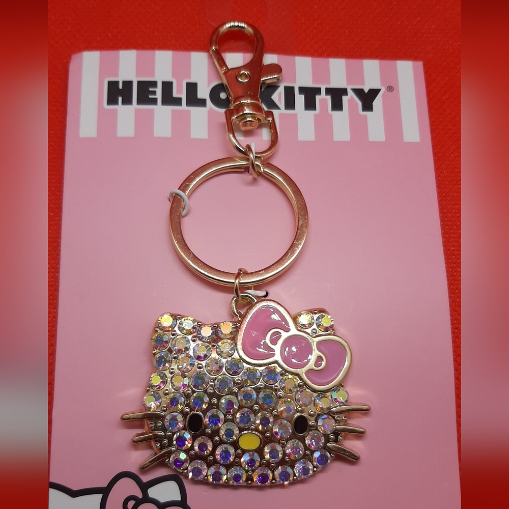 Hello Kitty Rhinestone Keychain - Picture 3 of 6